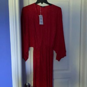 Zara red dress